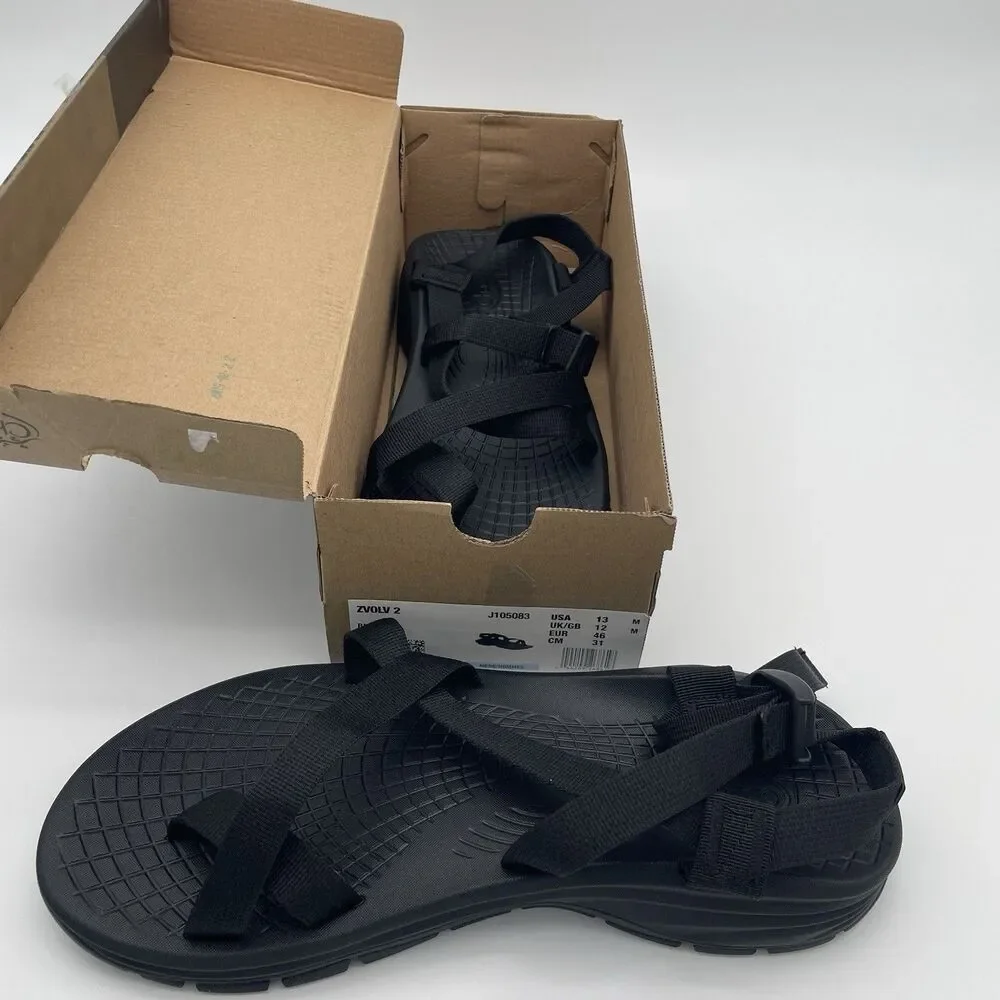Chaco Men's Z/Volv 2 Sandals Solid Forest Green J106585 Size 8 New No Box